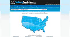 Desktop Screenshot of collegebookstore.com